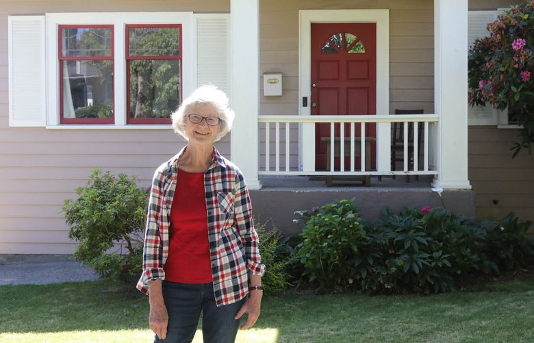Ann Wolfe, at her home in the Wedgwood neighborhood, June 23, 2022. She’s our Money Makeover subject. 220769