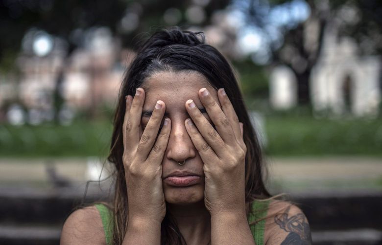 Xaiana, who asked to be identified only by her first name, in Recife, Brazil, on June 3, 2022. She  bought black market misoprostol from a drug dealer and terminated a pregnancy. (Dado Galdieri/The New York Times) XNYT1 XNYT1