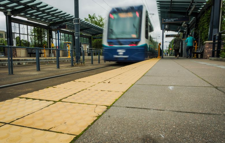 Cracked tiles mean light rail in Rainier Valley will run less often this  summer