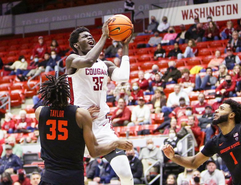 Cougars' Mouhamed Gueye picked in second round of NBA draft, traded to  Hawks