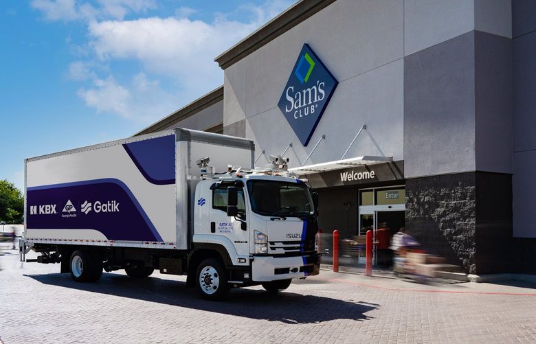 Gatik, Georgia-Pacific and KBX announce multi-year commercial partnership to disrupt class 8 short-haul market. Gatik’s class 6 autonomous box trucks will deliver goods to Sam’s Club locations in the Dallas-Fort Worth metroplex. (Photo: Business Wire)
