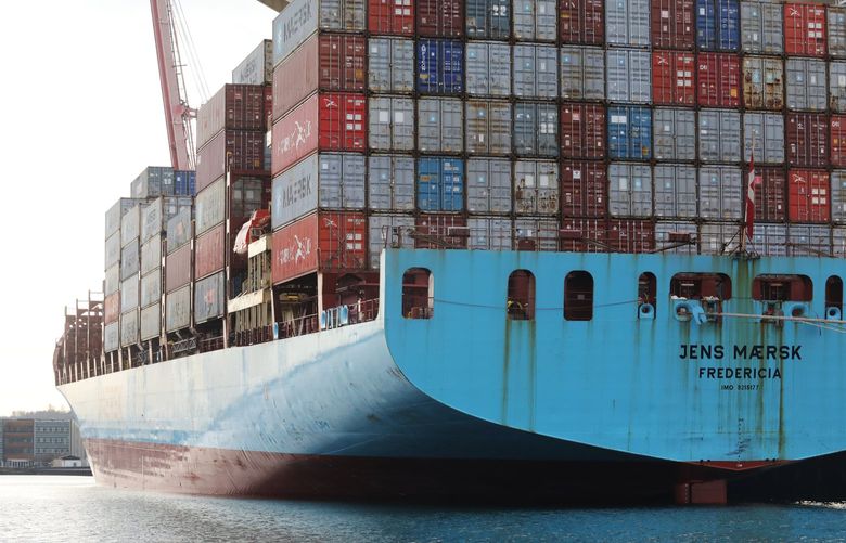 The Jens Maersk contain ship on the Duwamish River at 
An SSA Terminal.


Friday Dec 17, 2021
 219086