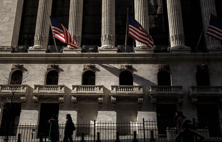 FILE – A view of the New York Stock Exchange, Jan. 24, 2022. Wall Street rallied on Friday, May 13, 2022, backing away from bear market territory, but stocks ended the day with their sixth consecutive weekly decline. (Dave Sanders/The New York Times)