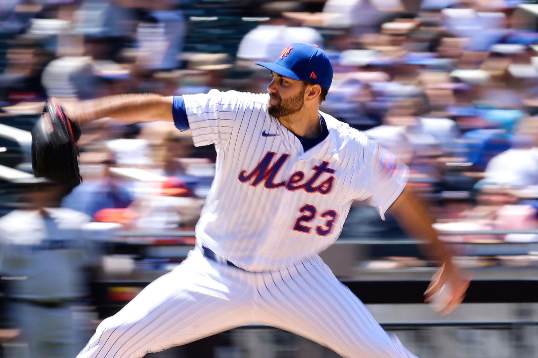 Nimmo's two-run double sends Scherzer, Mets past Marlins 5-3