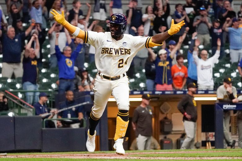 The Brewers became the 16th team to score in every inning of a
