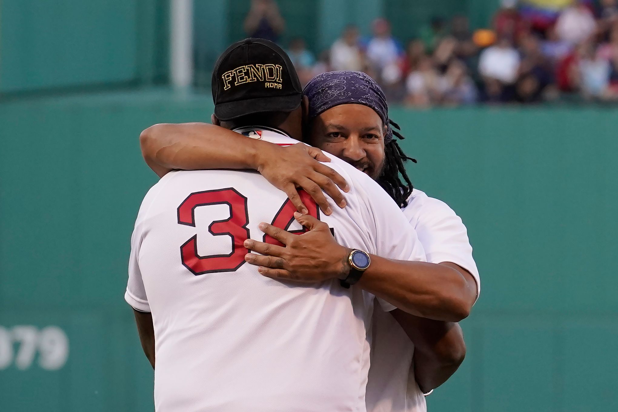 Gallery: Red Sox hall of famer Manny Ramirez honored with teammate