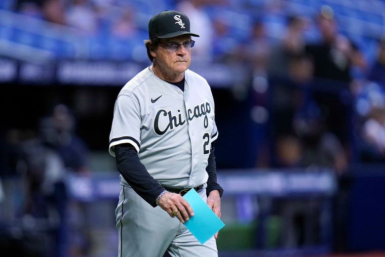 Chicago White Sox manager Tony La Russa walks on the field as he