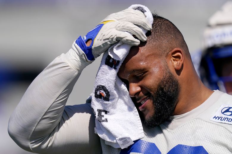 Los Angeles Rams' Aaron Donald posts that he's retired before