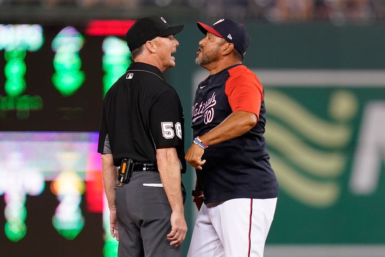 Nats' Bryce Harper's throw ruled out on review