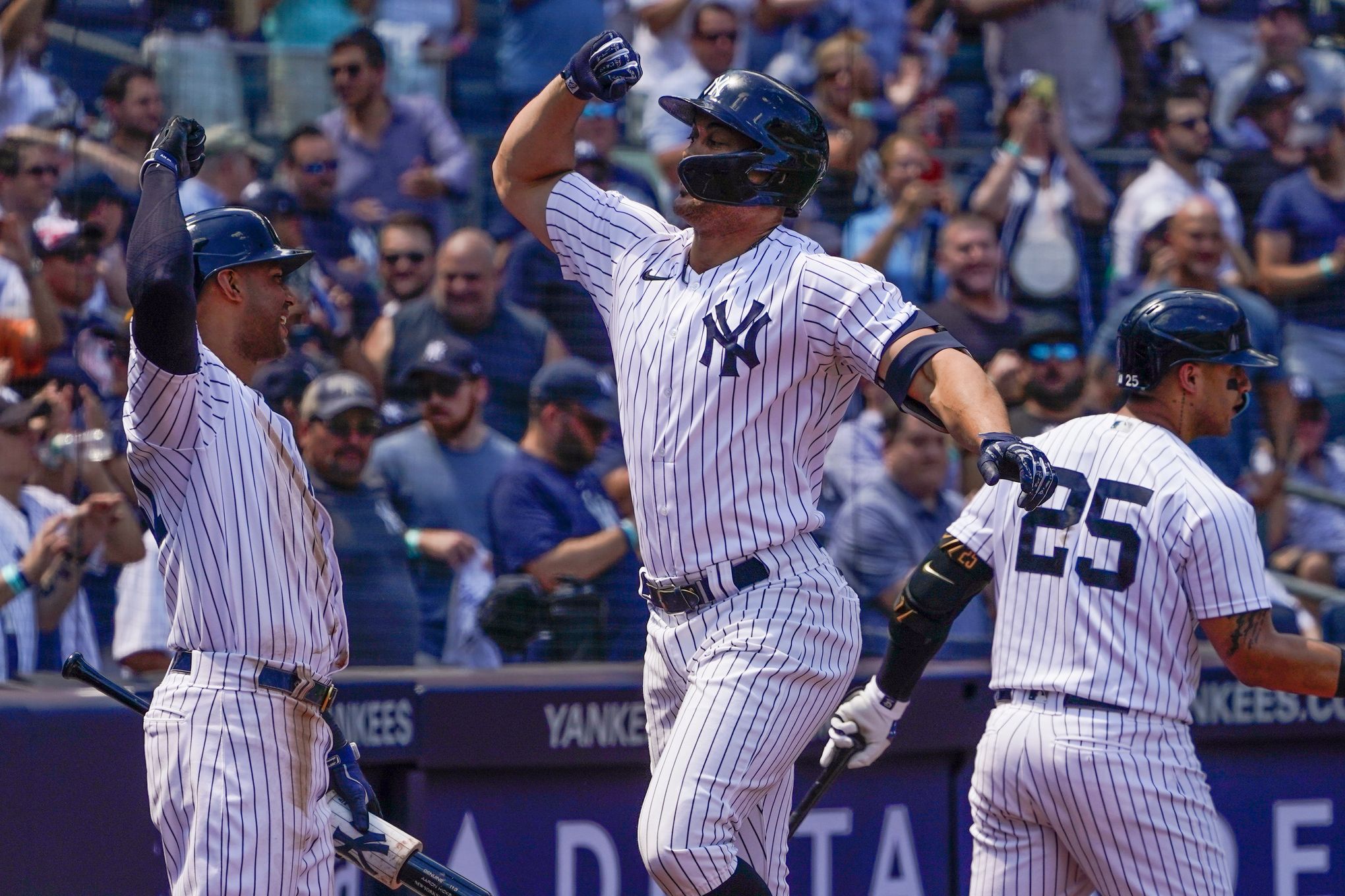 Yankees' Aaron Judge, Giancarlo Stanton could return next homestand