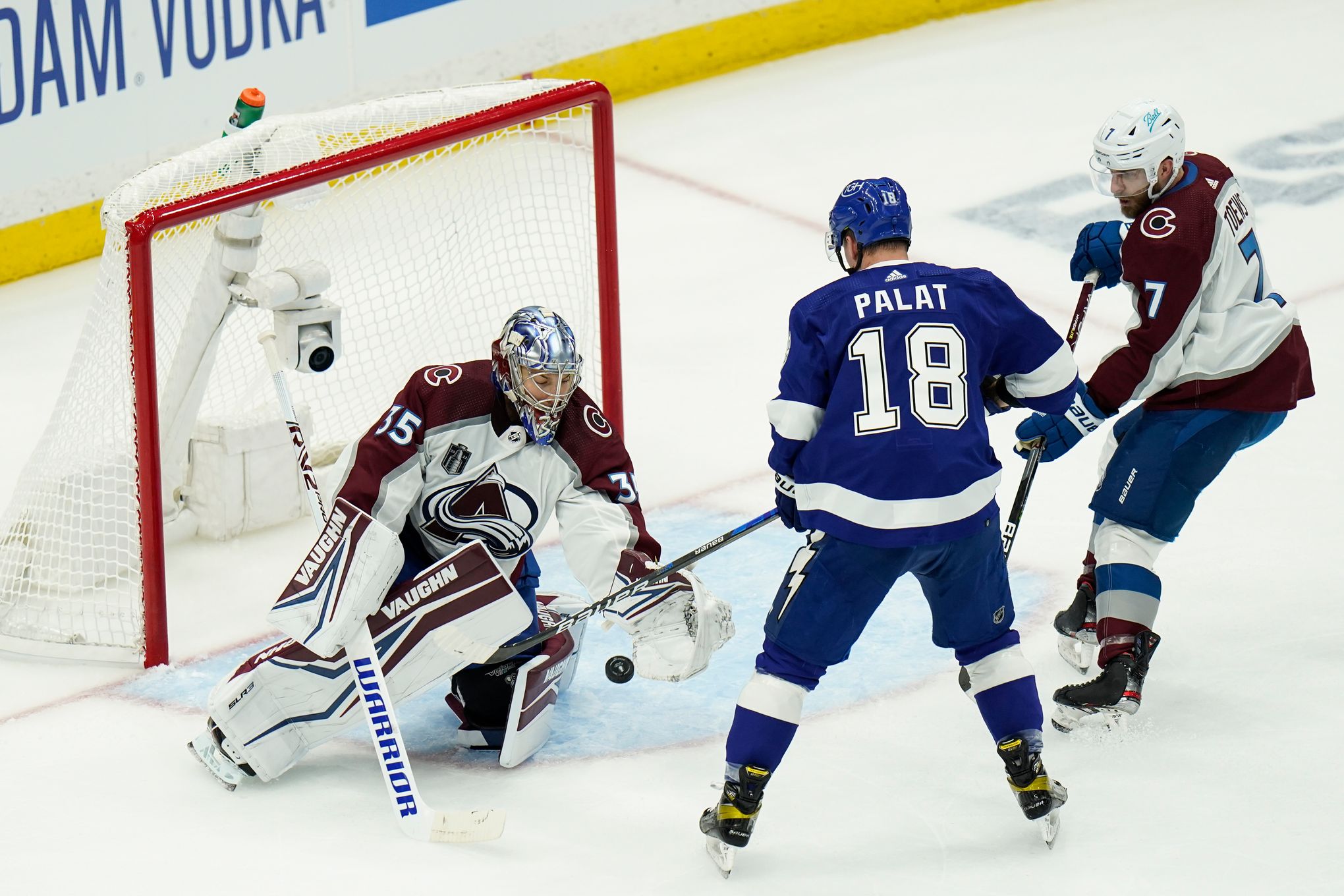 The difference between a shutout and allowing five goals? 'Five goals,'  says Avalanche's Francouz