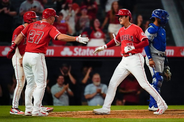 Ohtani, Trout homer to lead Angels past Royals