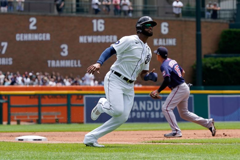 Haase's 3 hits, including HR, helps Tigers beat Twins, 3-2