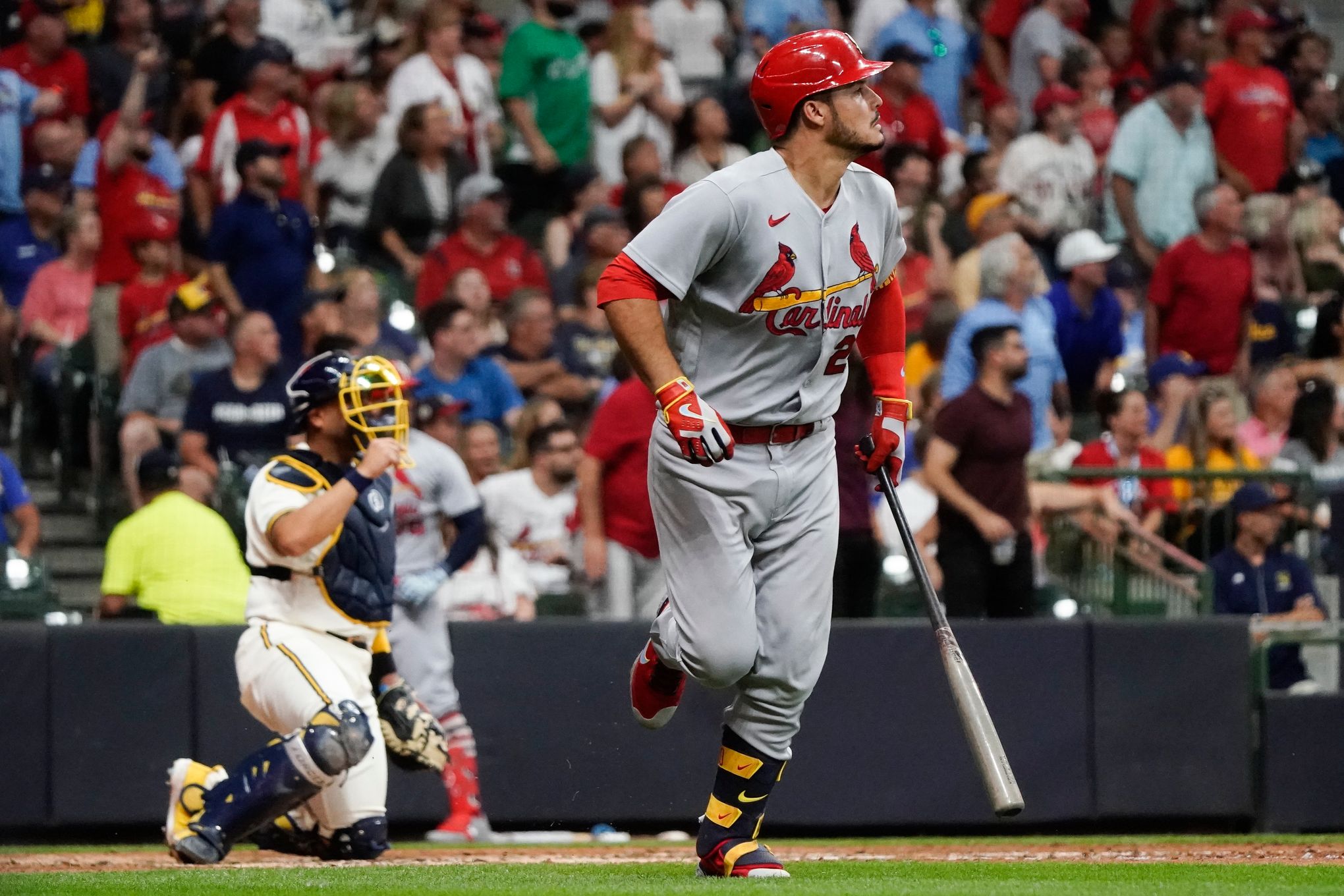 Montgomery stifles Brewers; Goldschmidt, Arenado homers lead Cardinals