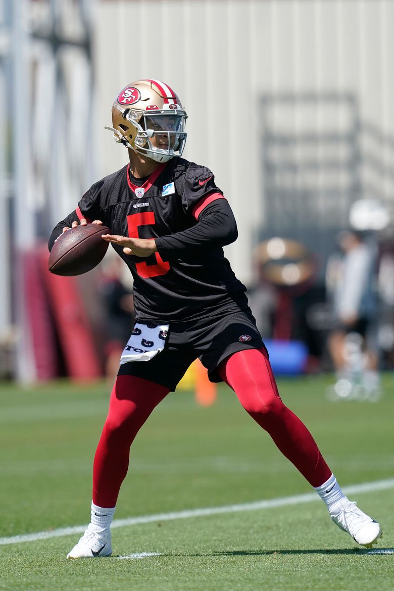 Trey Lance impresses 49ers in first minicamp as starter - The San