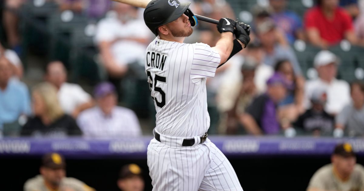 C.J. Cron hits 2 HRs, leads Rockies to 10-4 win over Padres