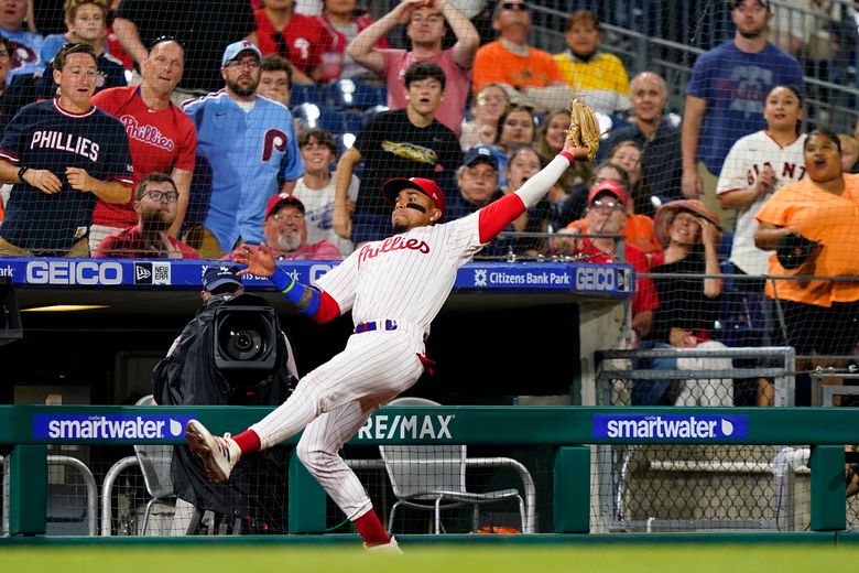 Phillies Nick Maton homers off Sandy Alcantara