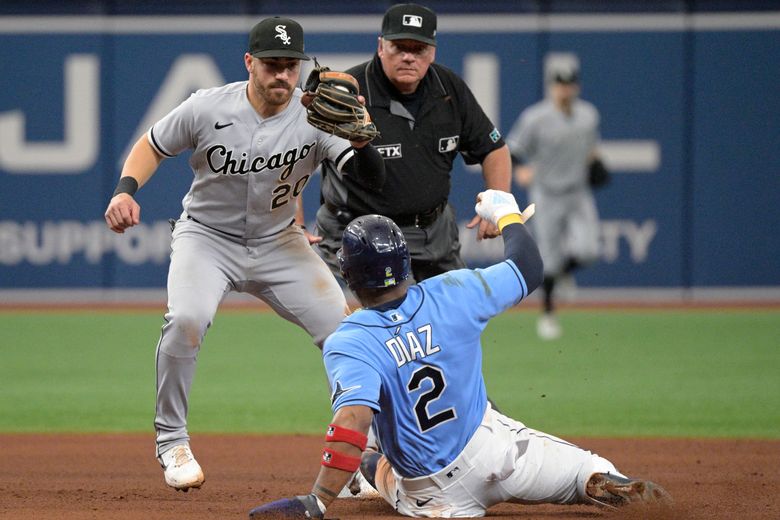 White Sox' Jake Burger hits a 3 RBI double to pull away from the