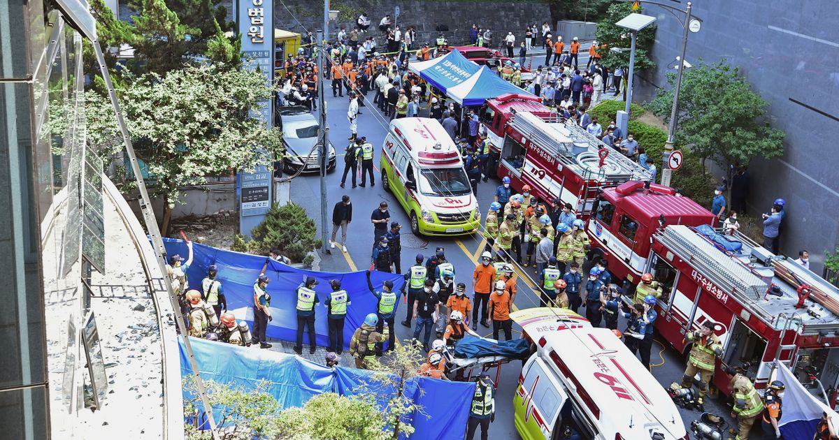 Fire caused by suspected arson in S. Korea kills at least 7 The