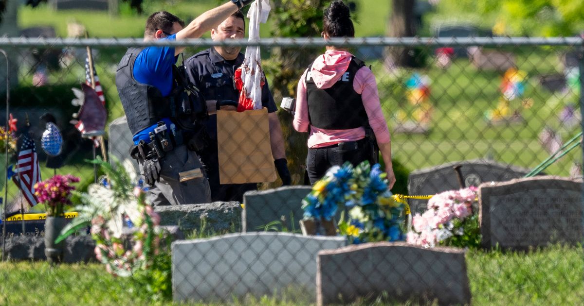 Police search for Wisconsin cemetery shooter who injured 2 The