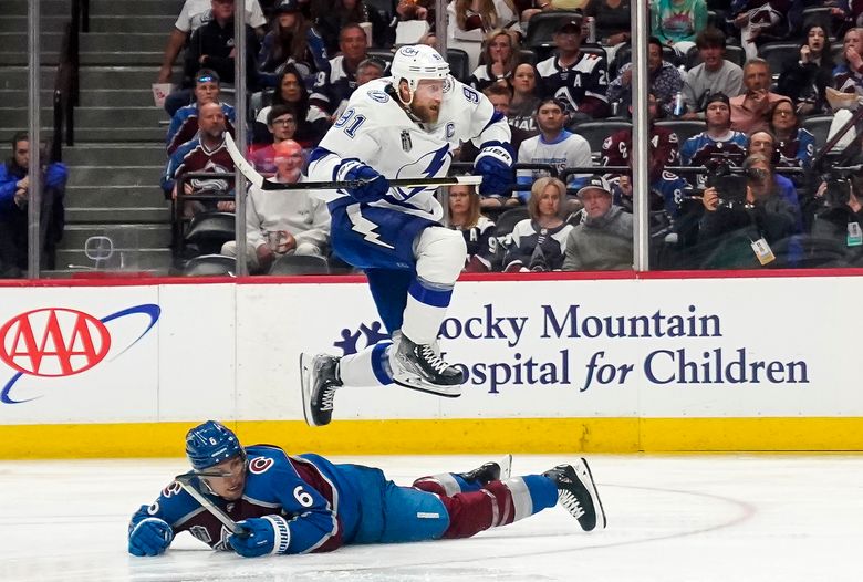 Lightning rally in Stanley Cup opener but fall to Avalanche in OT