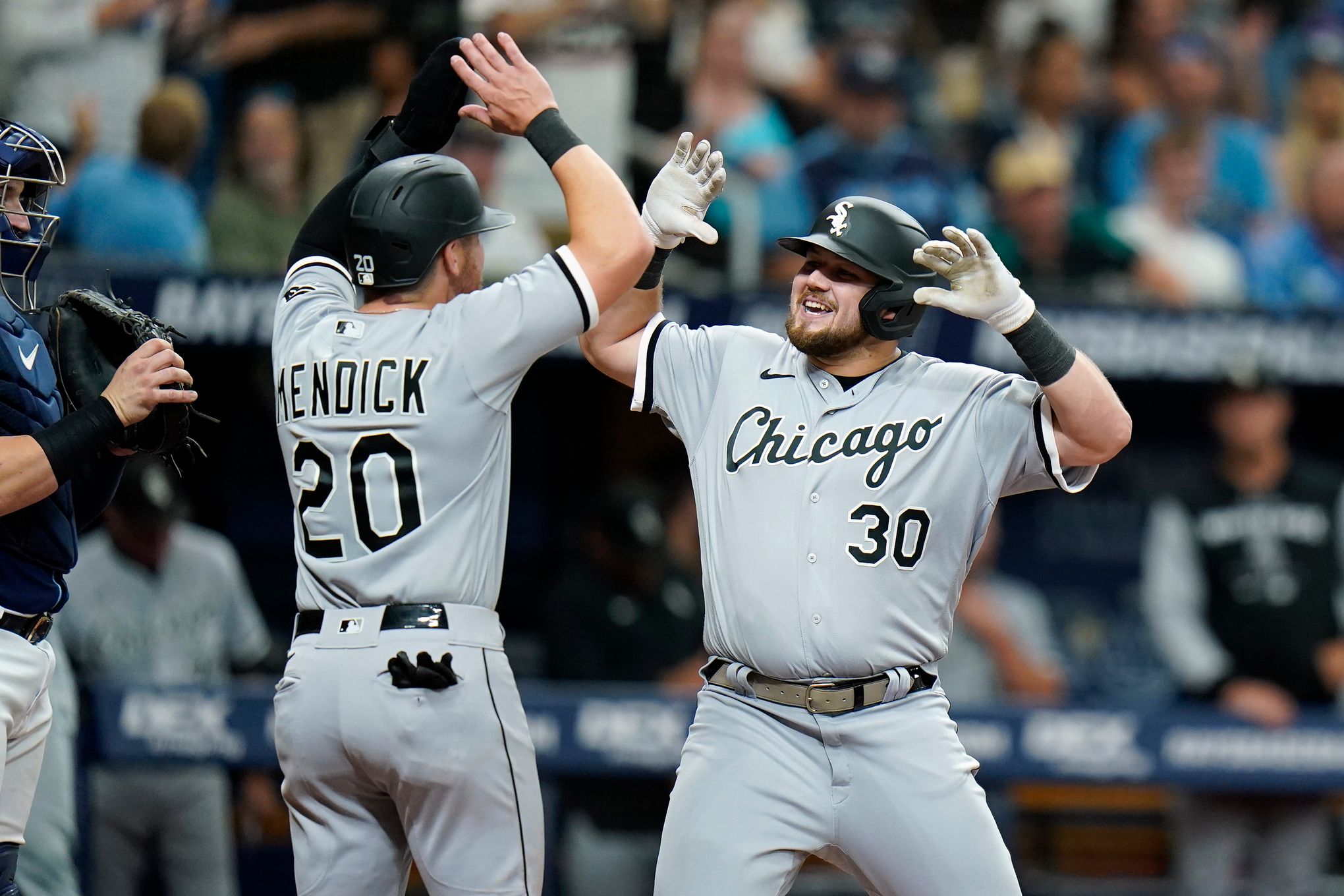 Sizzling Jake Burger hits 1 of 3 Chicago White Sox home runs in a