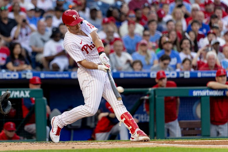 Phillies send slumping Trout, Angels to 10th straight loss