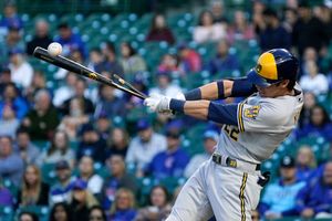 Christopher Morel Game-Used Jersey - Brewers vs. Cubs - 6/1/22 Size 44;  Walk-off Sacrifice Fly in Bot 10 - Front Buttons Torn Off