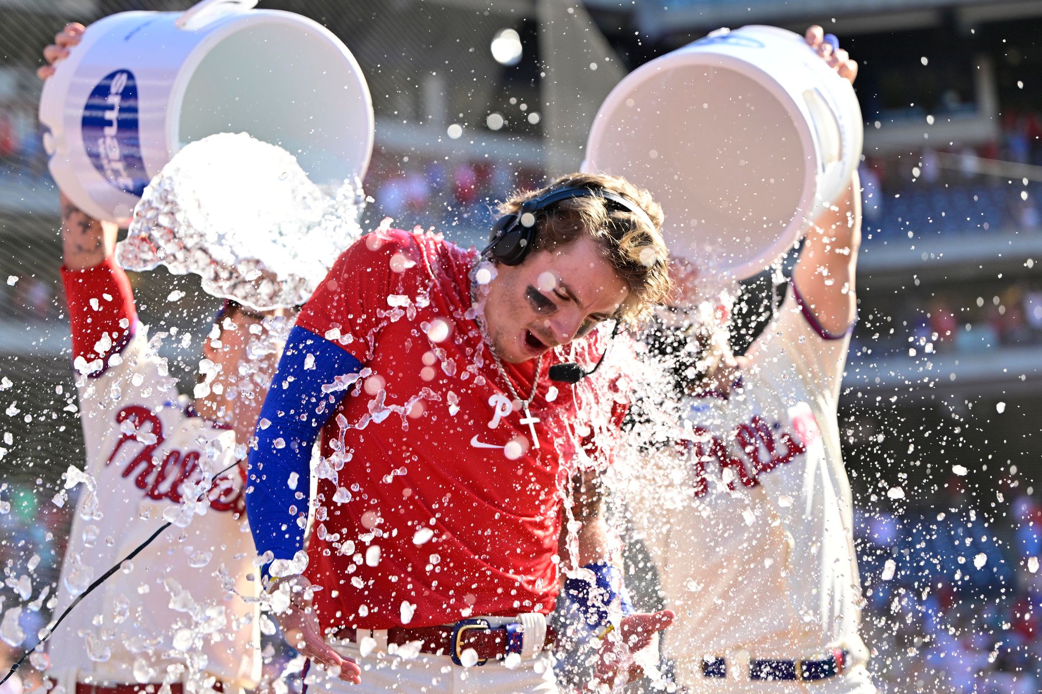 MLB wild-card: Bryson Stott's grand slam helps Phillies beat Marlins for  sweep - Los Angeles Times