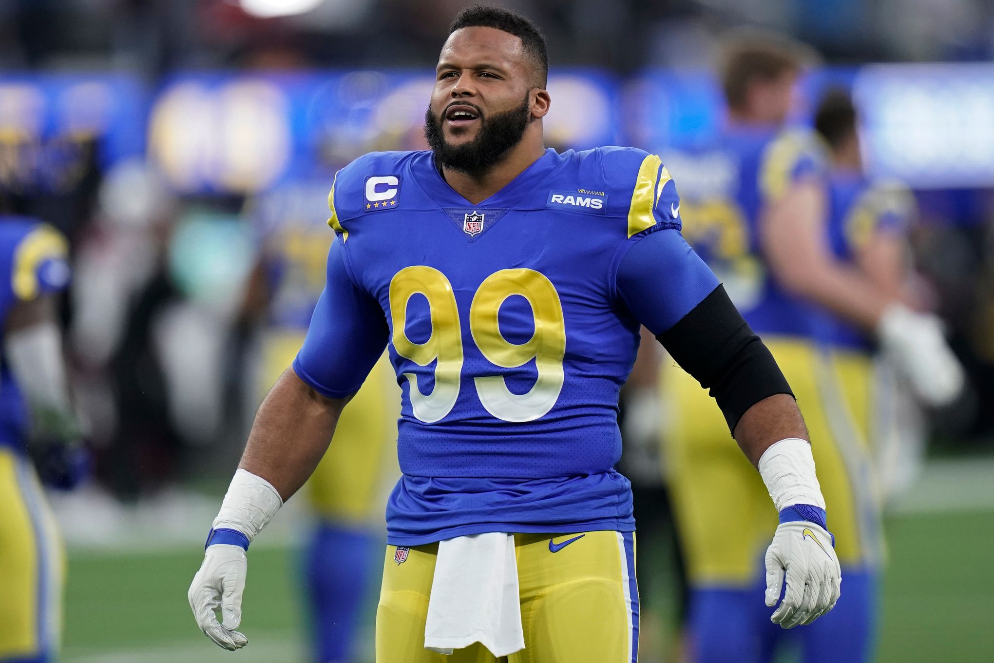 NFL Network on X: Aaron Donald needs a ring on it 