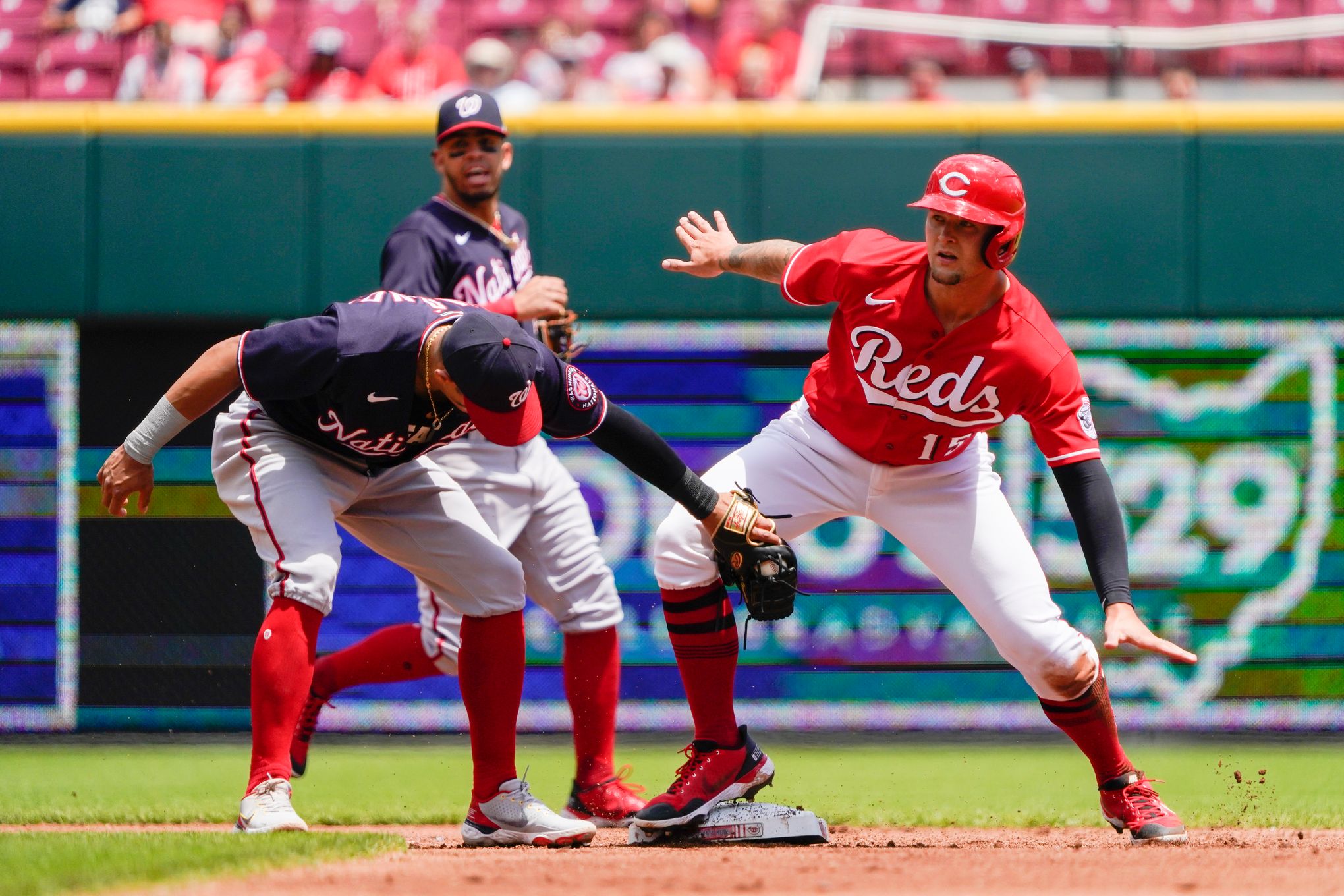 Reds' Kyle Farmer making his case to start at shortstop