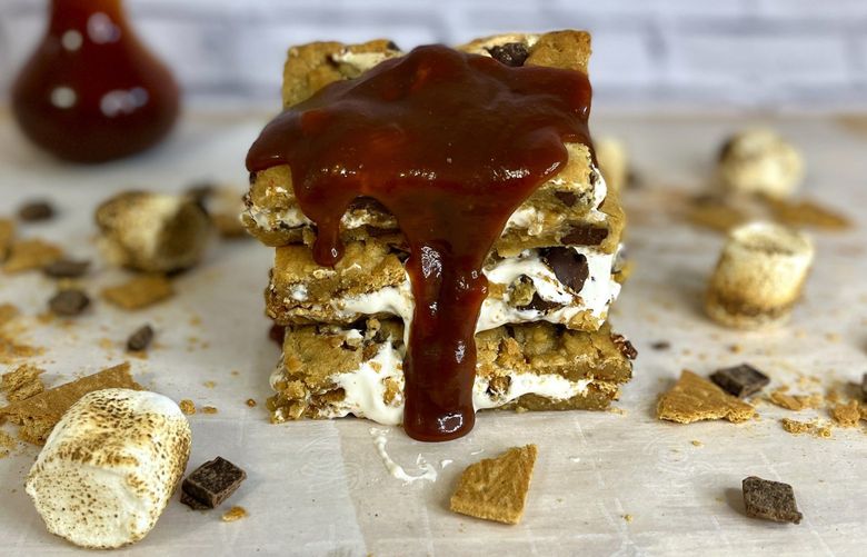Adding miso to caramel gives this s’more cookie bake the perfect salt level. It’s also a delicious complement in ice cream or coffee beverages.