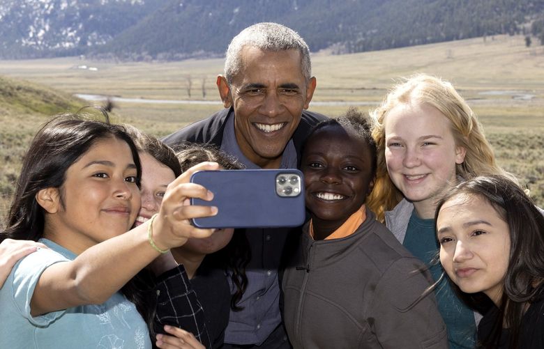 Former President Barack Obama in “Our Great National Parks.” (Pete Souza/Netflix/TNS) 52961843W 52961843W