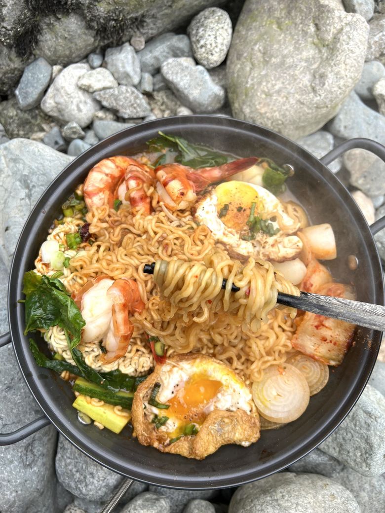 This protein-rich noodle soup fuels a superbusy chef's family on mountain  hikes