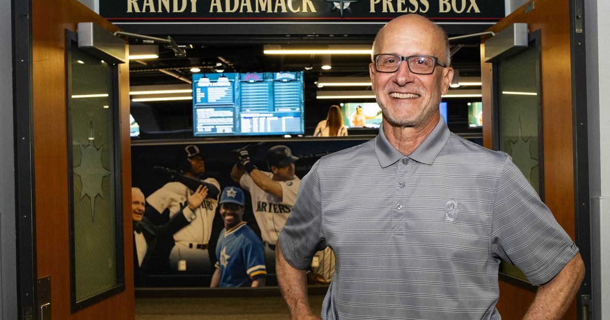 Mariners dedicate new press box to longtime employee Randy Adamack