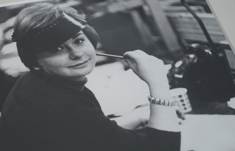 Former Associated Press investigative reporter Jean Heller appears in an undated photo at her home in Southport, N.C., on Saturday, July 9, 2022. In July 1972, Heller broke the story about the U.S. Public Health Service study in which Black men in Alabama went untreated for syphilis so researchers could document the disease’s effects. (AP Photo/Allen G. Breed) NY564 NY564