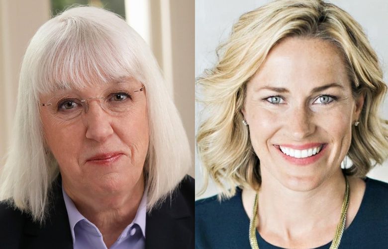 Patty Murray, left, and Tiffany Smiley