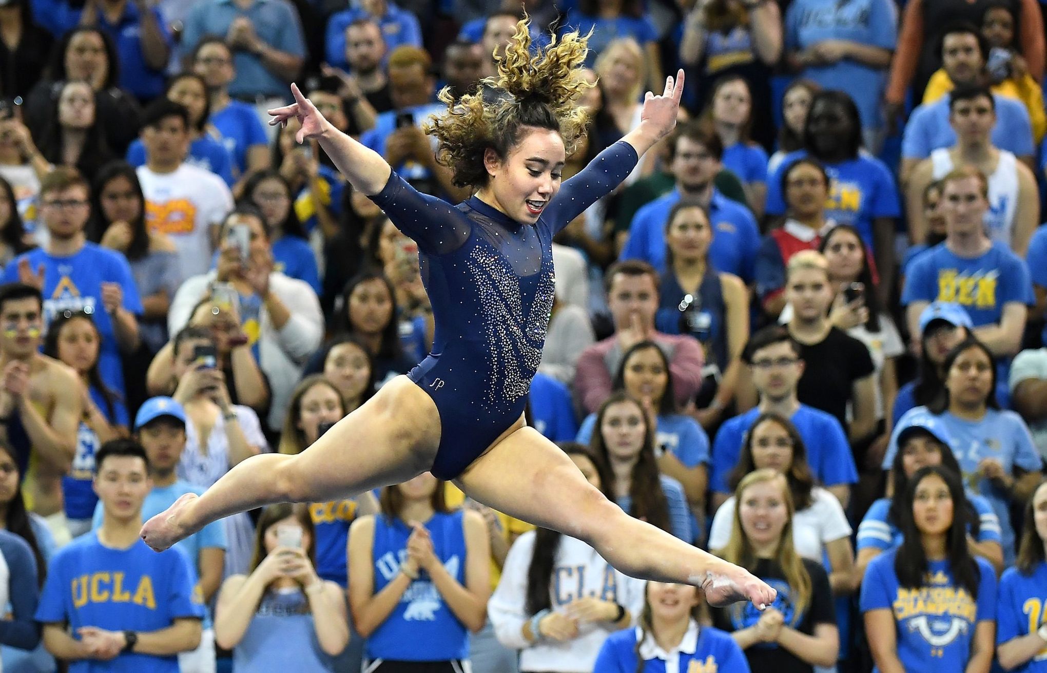 The UCLA gymnast who became a viral sensation by just being herself - Los  Angeles Times