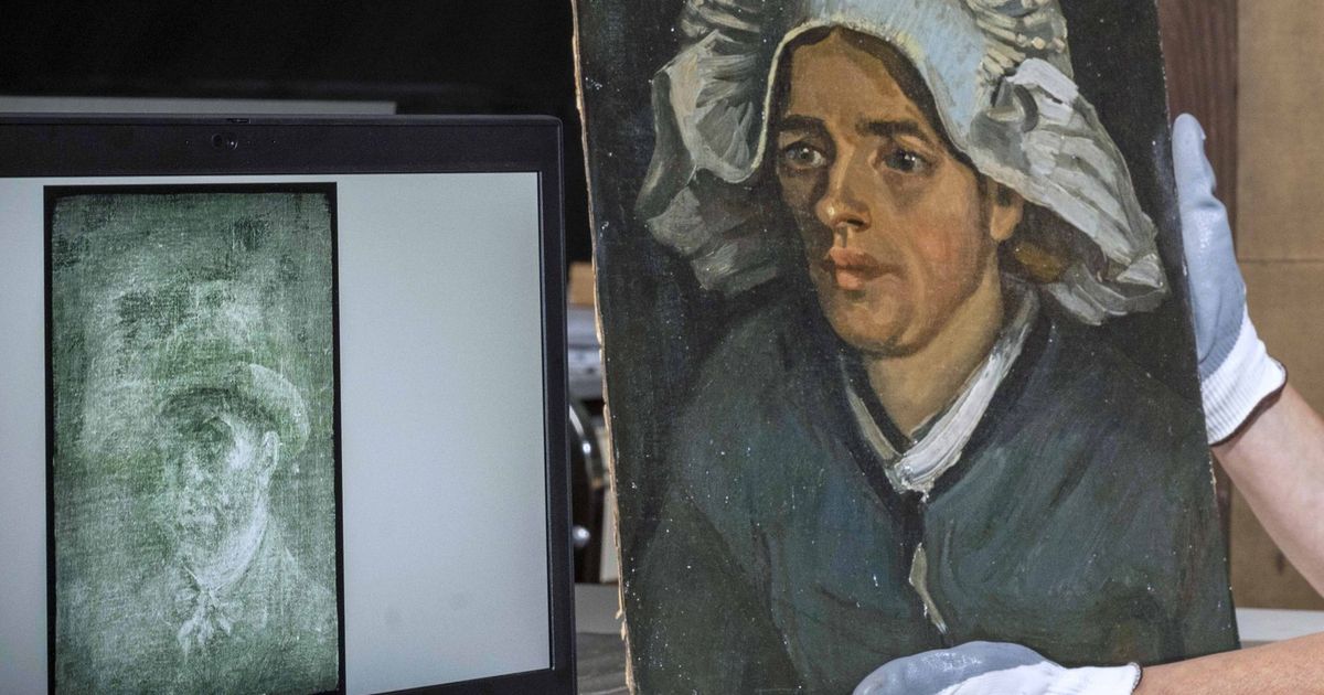 Hidden Van Gogh self-portrait found behind painting in Scotland