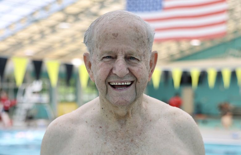 Willard “Wink” Lamb, 99, of Vancouver has more than 70 individual world swimming records.