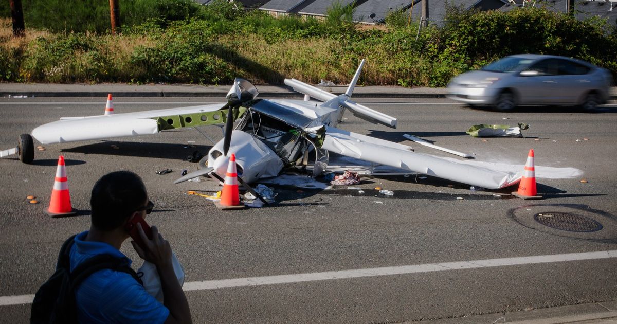 Bothell plane crash injures 2 The Seattle Times