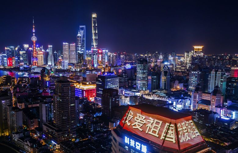  Shanghai, China on the night of May 28, 2019. (Lam Yik Fei / The New York Times)