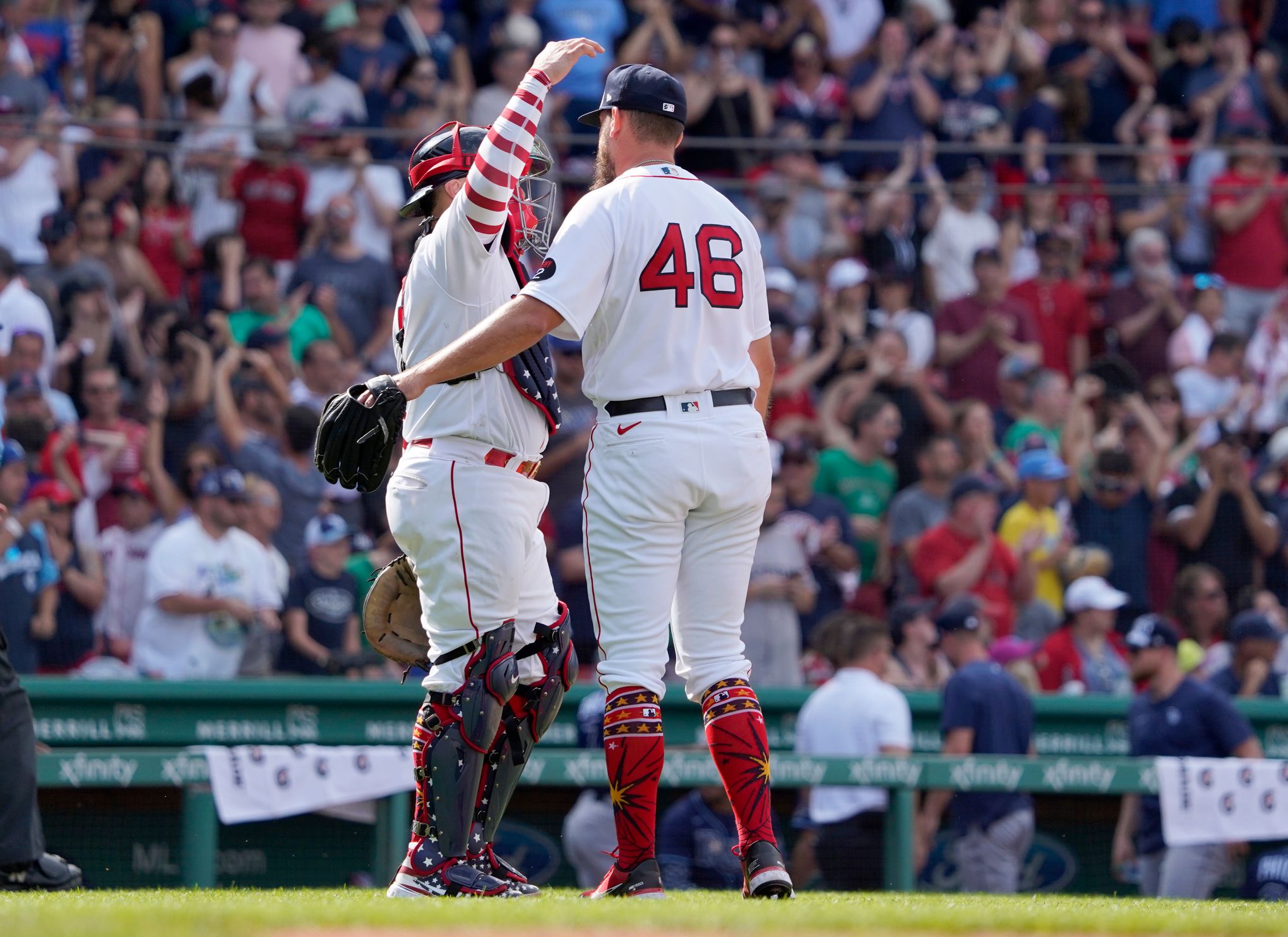 Red Sox win 8th straight on Fourth of July, beat Rays 4-0