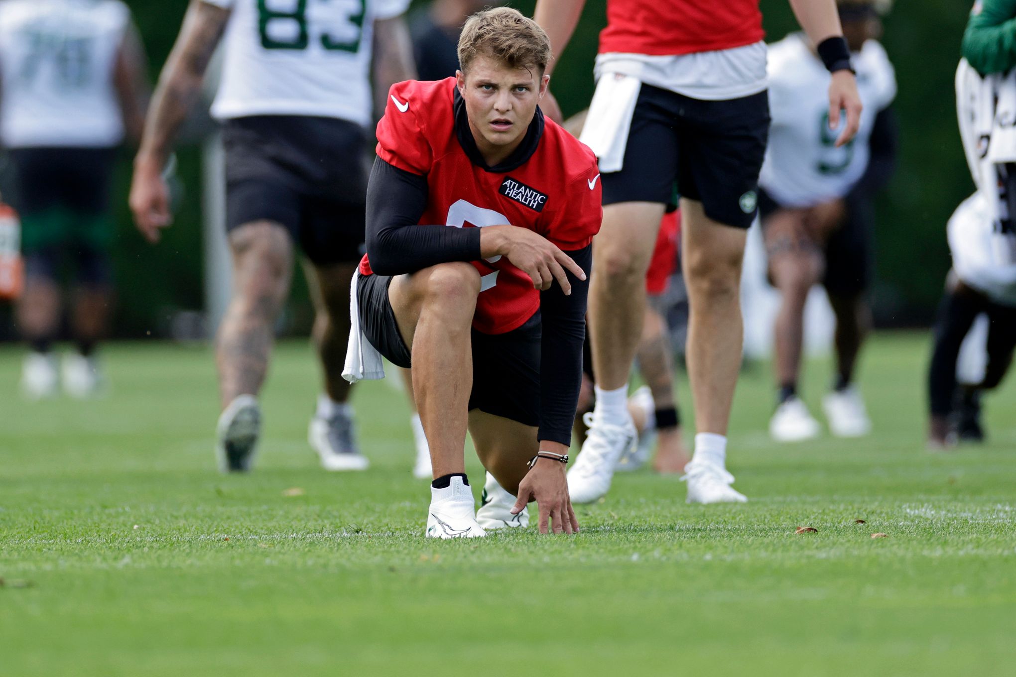 Jets WR Braxton Berrios talks Garrett Wilson's talent, Robert Saleh's  leadership