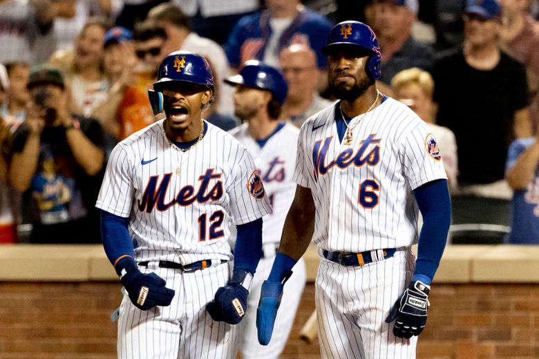Alonso goes deep twice to reach 40 homers and 100 RBIs as Mets beat  1st-place Mariners 6-3 - The San Diego Union-Tribune