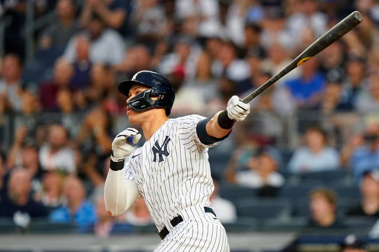 Yankees' Aaron Judge 1st in majors to 40 home runs | The Seattle Times