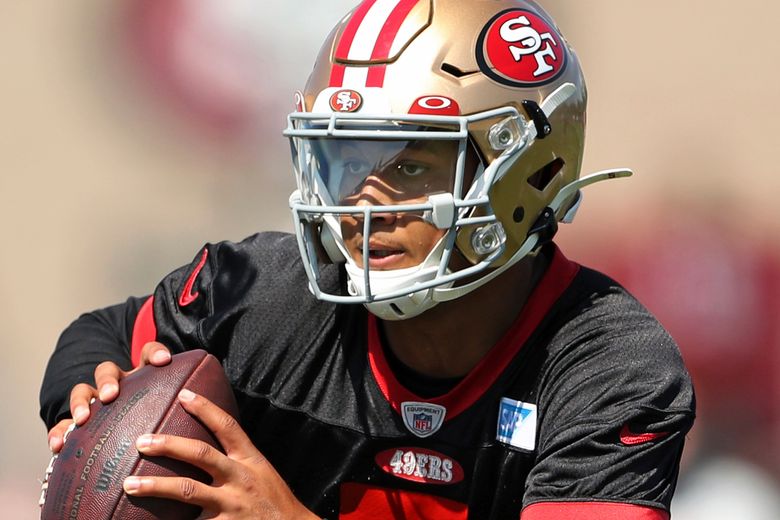 49ers rookie QB Trey Lance ready for work at rookie camp