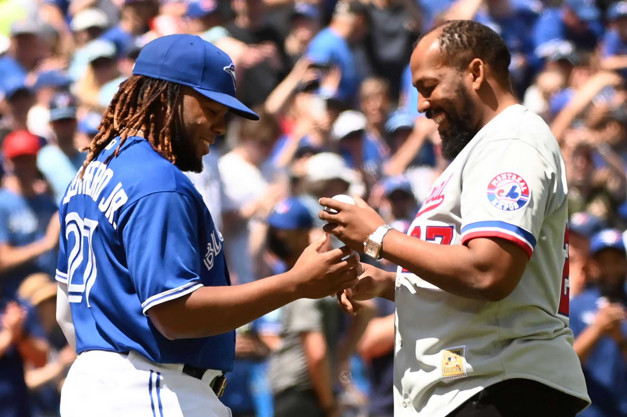 Blue Jays Honor Vladimir Guerrero Sr. and Jr. With Bobblehead Day