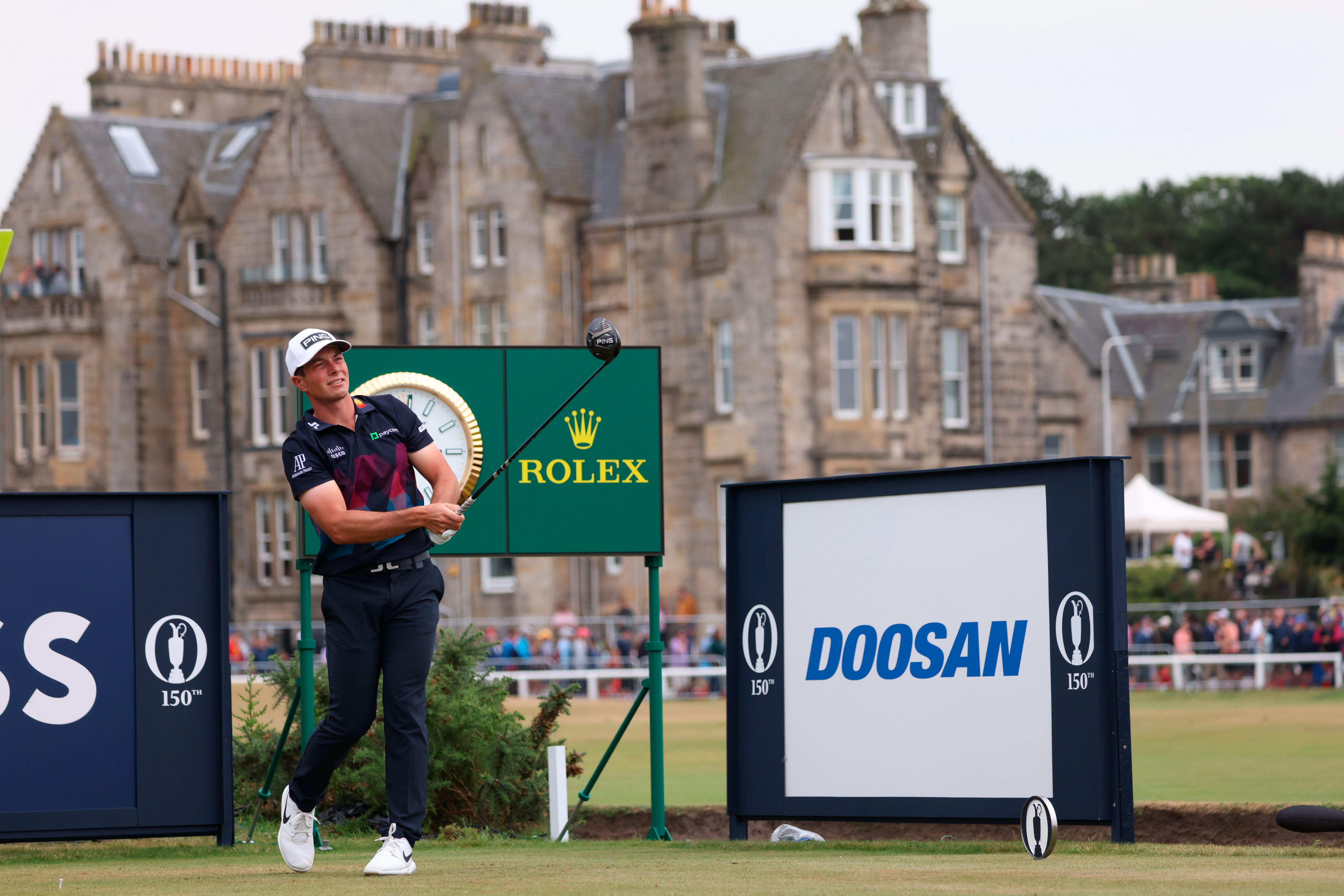 Birdies dry up for Hovland in final round of British Open The