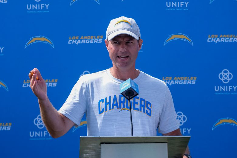 Derwin James, drafted by the Los Angeles Chargers, speaks during a